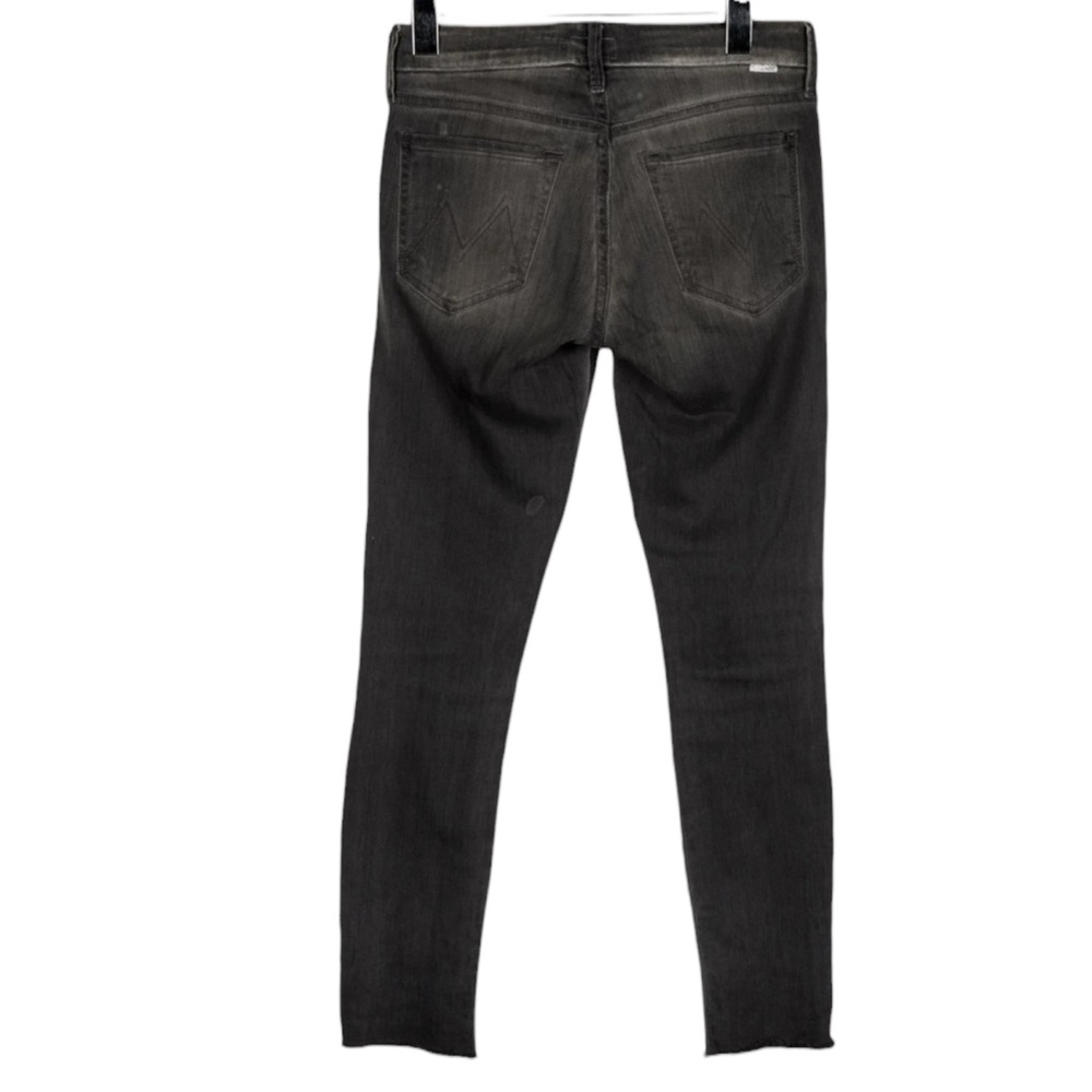 MOTHER “Looker Ankle Fray” Jeans in Deep Voodoo (gray) Size 26 - Picture 7 of 10